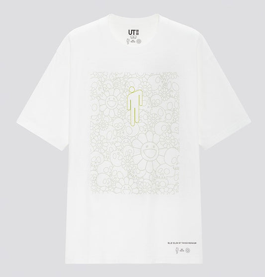 Billie Eilish x Takashi Murakami x Uniqlo UT 2020 T-Shirt White Floral